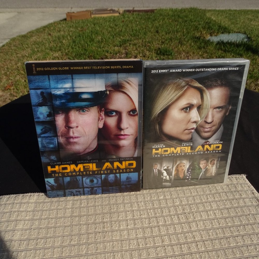 HOMELAND Season 1 & 2 DVD In original wrappers